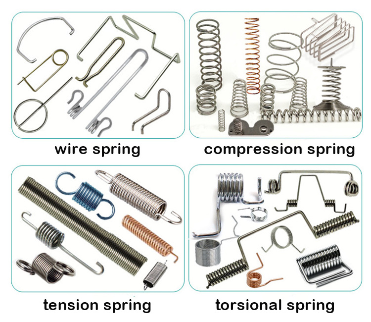 Supplier High Quality Stainless Steel Metal Long Small Adjustable Double Hook Wire Coil High Extension Tension Springs