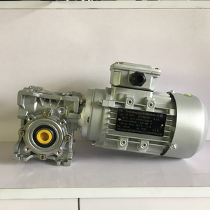 Factory wholesale YE2 400V 380V 220V 180W 370W 550W electric right angle AC Asynchronous worm gear reduction motor with brake