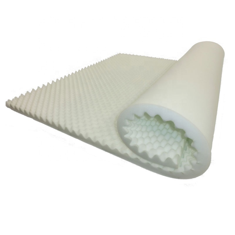 Egg Crate Convoluted Foam Hospital Bed Mattress Pad Topper Twin Size NEW