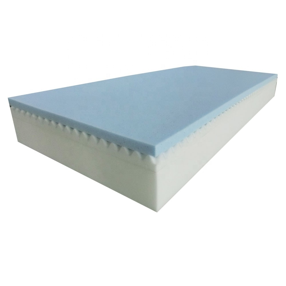 customized 8 10 12 inch  gel infused memory foam mattress topper cooling gel mattress