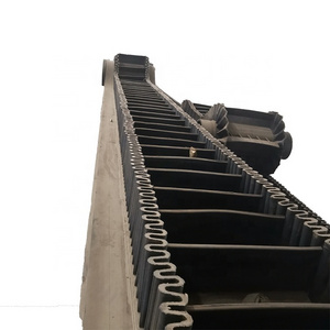 China Factory Supply Wear Resistant Side wall Skirts bucket Rubber Conveyor Belt For Stone Crusher