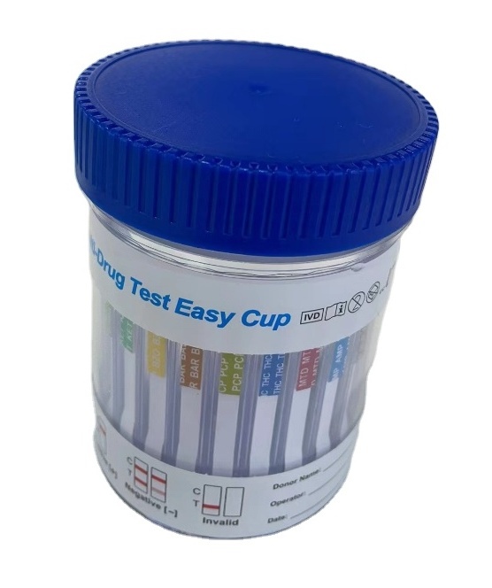 Sale Rapid  Multi-Panel Drug Test Kits for Pathological Analysis Detection of MET MOP COC THC PCP COT  Manual Plastic Test Cup