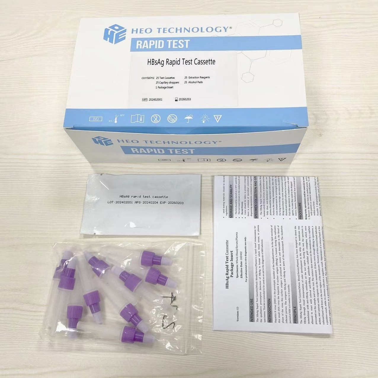 Health Diagnostic Equipment High accurate Hepatitis B Surface Antigen HBsAg Test