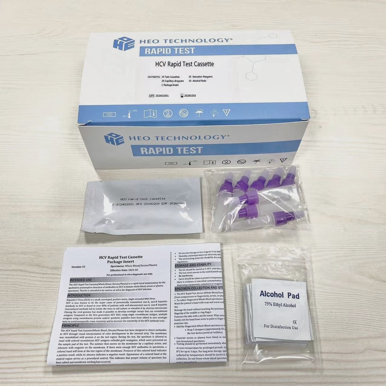 Infectious disease diagnostic Hepatitis C HCV Rapid Test Device HCV test Kit