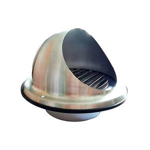 Ventilated Wall Mounted Stainless Steel Round Diffuser Exhaust Valve Ventilation Hood Exterior Louvers