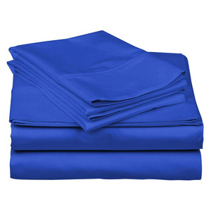 Flat bedsheet set soft poly cotton winter bed sheet bedding set