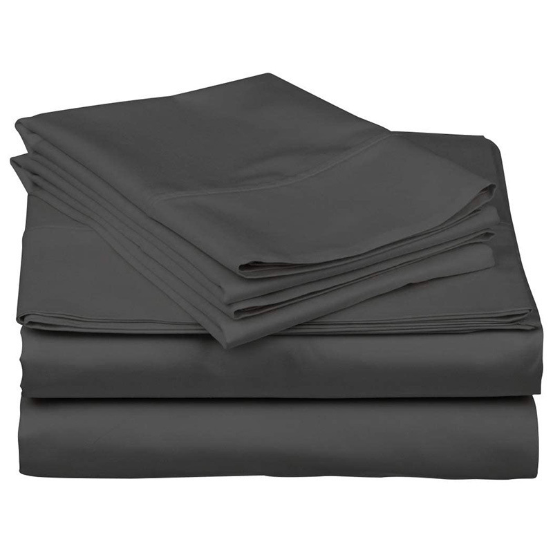 Flat bedsheet set soft poly cotton winter bed sheet bedding set