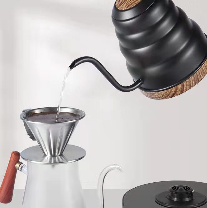 New Design Gooseneck Tea Coffee Kettles Control Water Boiler Electric Kettles Intelligent Temperature Controlled Kettles