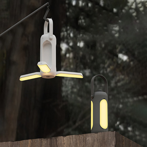 2024 New Portable Foldable Camping Light Outdoor Camping Lamp For Three Light Modes USB Charging Camping Lighting