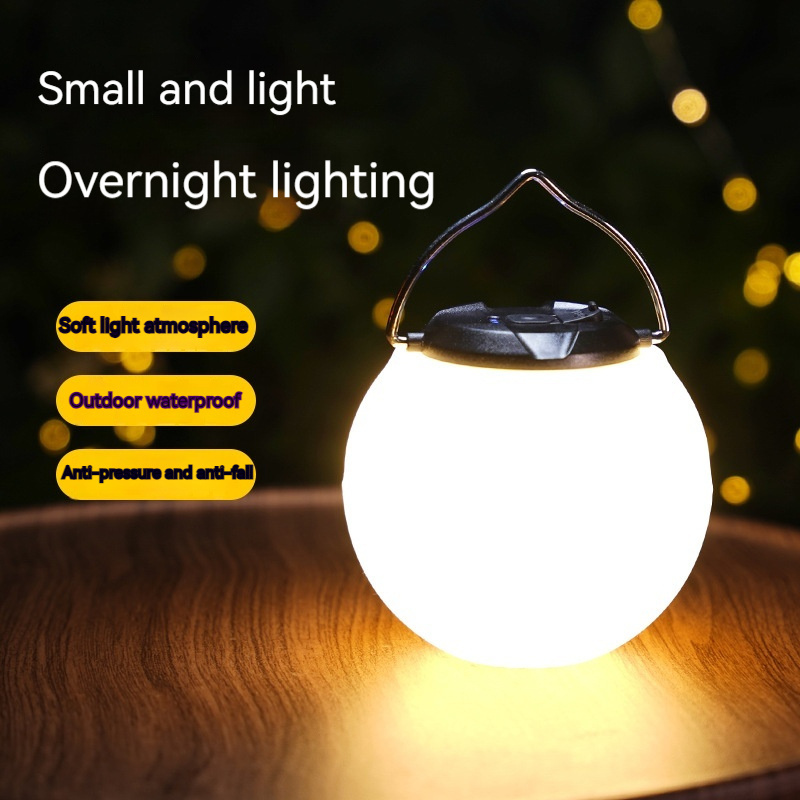 Waterproof Mini Portable Camping Lights Hiking Accessories Led Hanging Lights Lamps for Camping Small Night Lamps for Outdoor