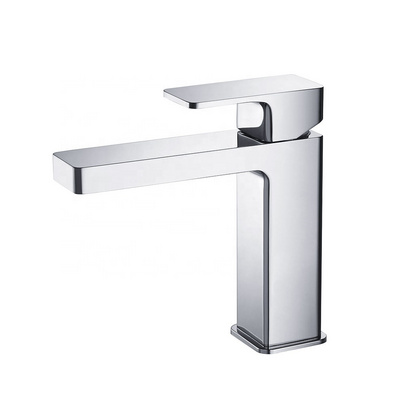 Factory Supplier Deck Mounted Chrome Single Handle Water Tap Basin Faucet