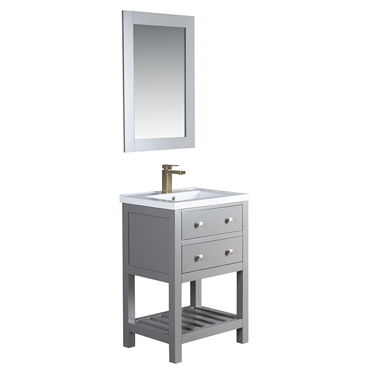 Plywood under sink cabinets Bathroom Vanity with Mirror cabinet