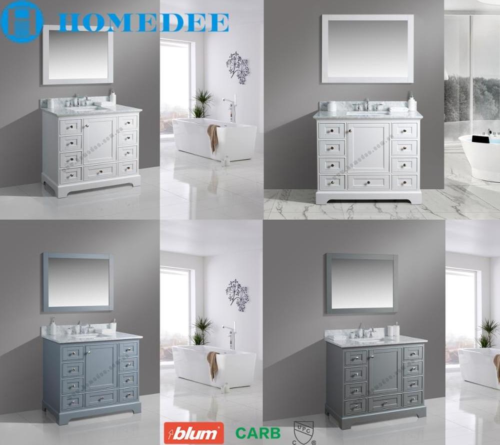 Modern American style solid wood bathroom vanity cabinets