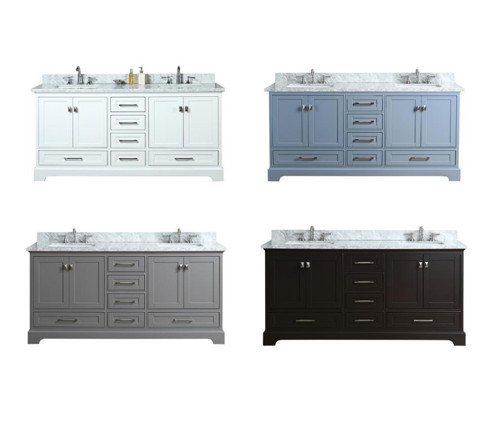 Modern American style solid wood bathroom vanity cabinets