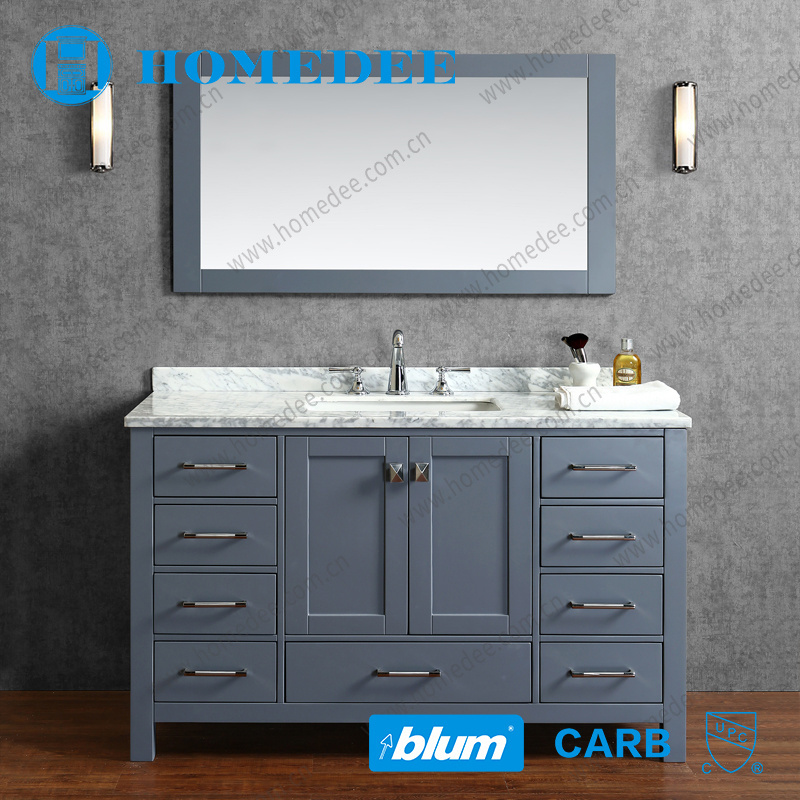 48 inch solid wood modern bathroom vanity