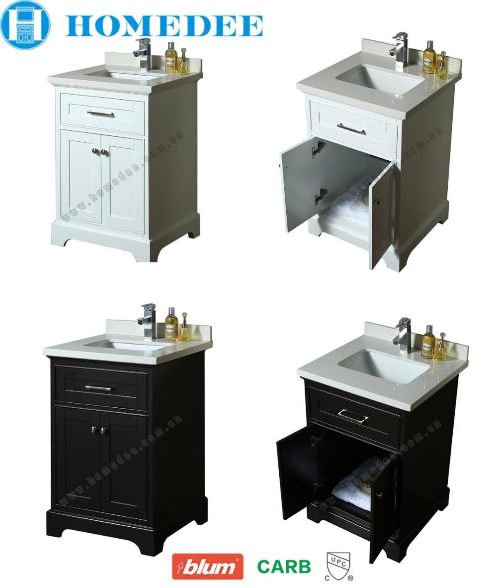 Modern American style solid wood bathroom vanity cabinets