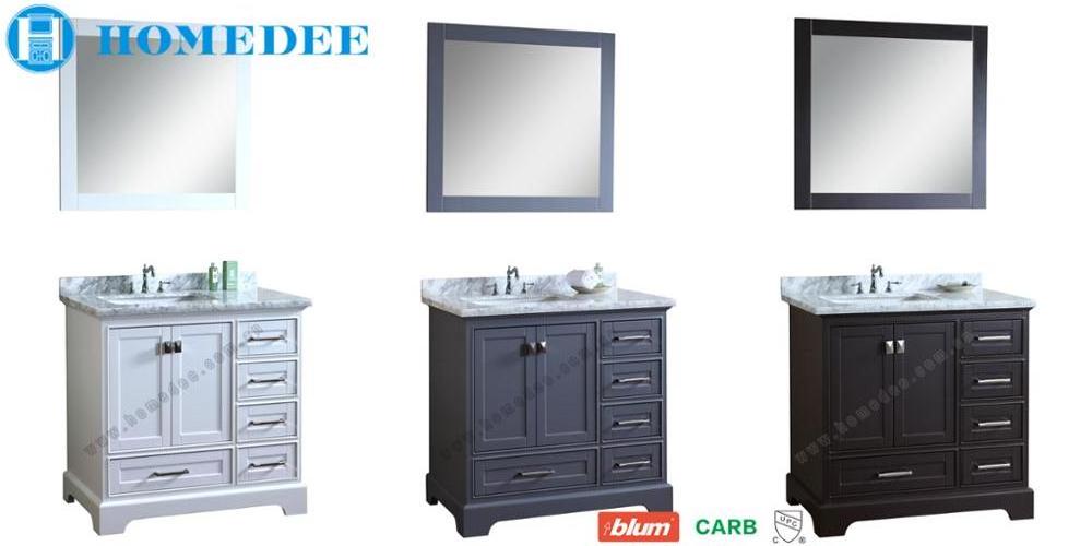 Modern American style solid wood bathroom vanity cabinets