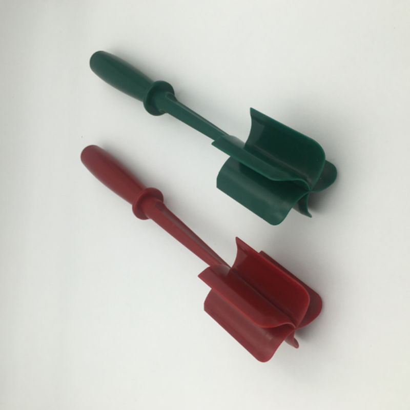 Heat Resistant Masher and Smasher, Non Stick Mix Nylon Ground Beef Chopper Tool and Meat Fork