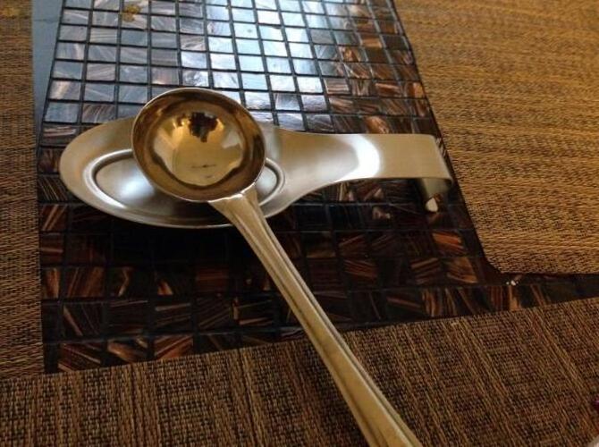 Stainless Steel Dishwasher safe Spoon Ladle Rest Suitable for Cooking Dining Table