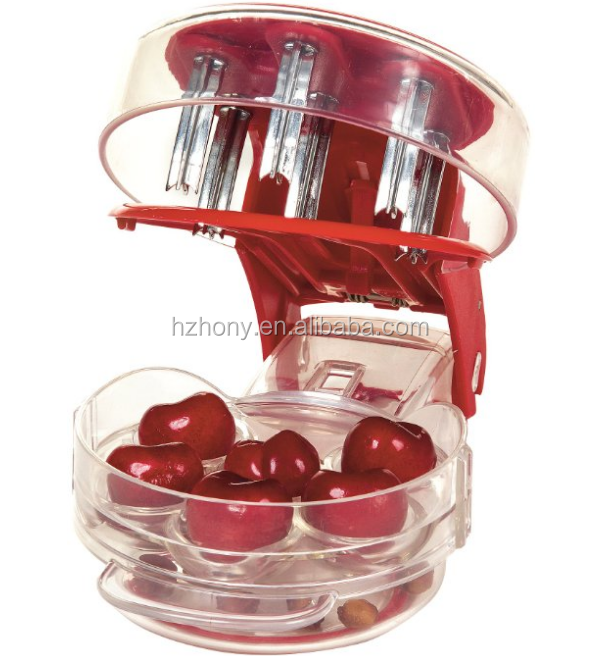 Quickly pit up to 6 cherries at once Easy Kitchen Tool  Olive Pitter Progressive Cherry Pitter