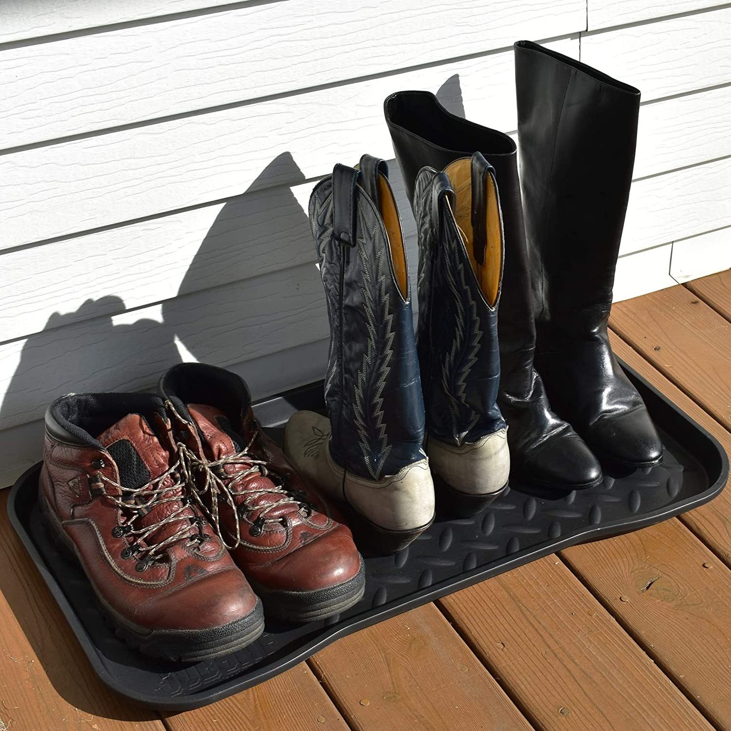 Heavy Duty Boot Tray Multi-Purpose for Shoes Pets Garden Mudroom Entryway Garage