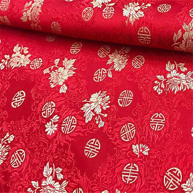 Ready Good Sample-free Traditional Style Design Chinese Supplier Cheapest Price Brocade Fabric for Great Home Textile