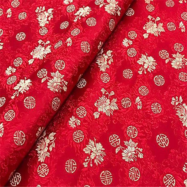 Ready Good Sample-free Traditional Style Design Chinese Supplier Cheapest Price Brocade Fabric for Great Home Textile