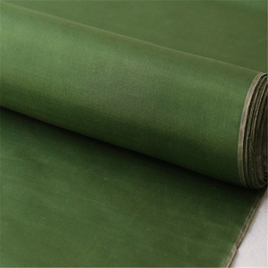 Woven Green Wonderful  Yarn Dyed Strong Silk Fabric Silk Dupioni Fabric for Mat Cushion