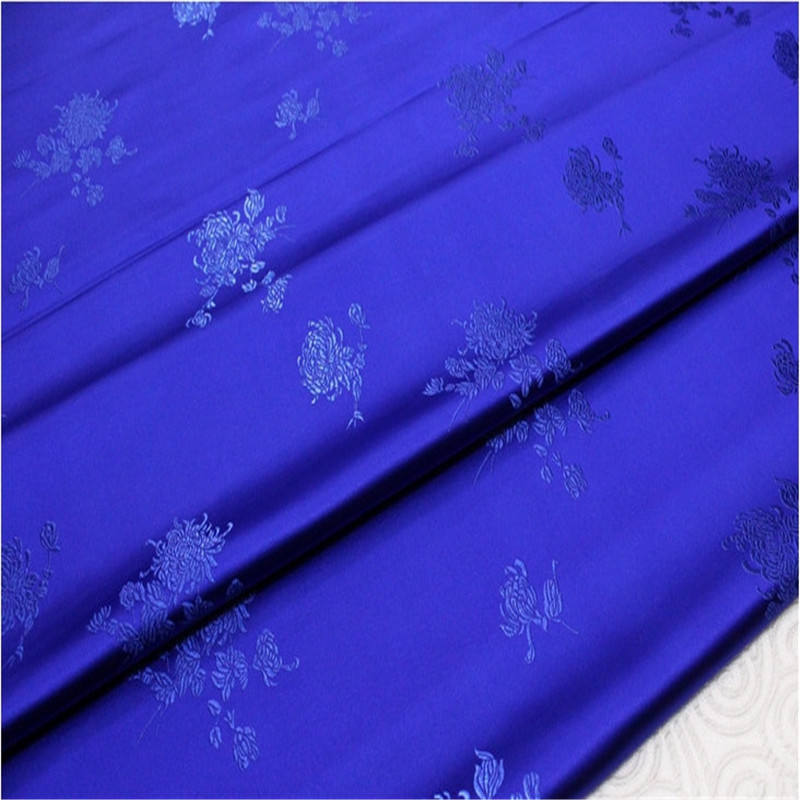 In-stock Chinese Supplier Whole Price Beautiful Floral Good Texture Jacquard Brocade Fabric for Tang suit