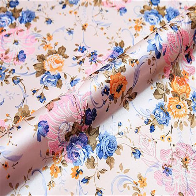 Cheap Price Wholesale Elegant Style Graceful Floral Jacquard Brocade Polyester Fabric for Chinese Traditional Dresses