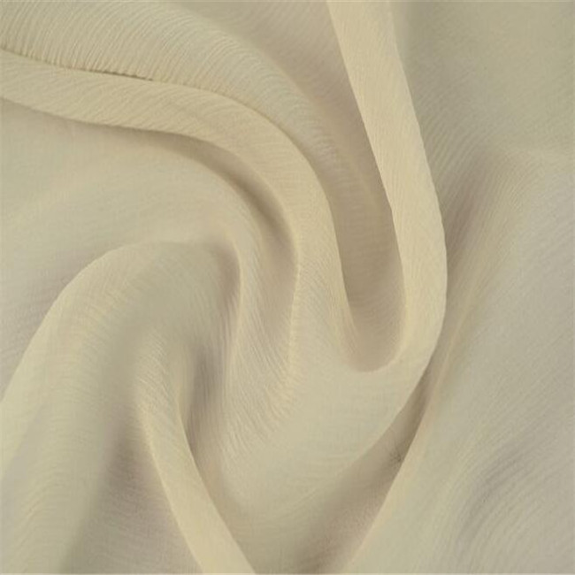 original silk crinkle crepe silk chiffon fabric for summer dress hongyi