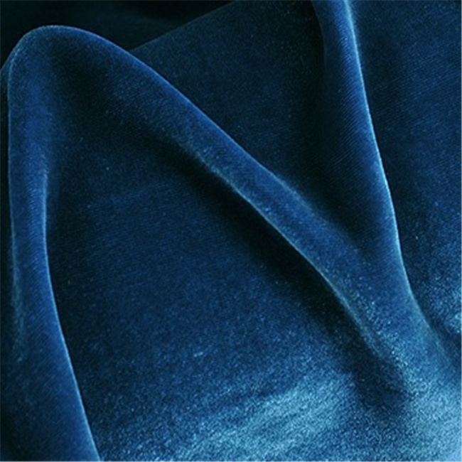 Ready Goods Great Material Soft Feeling Material Nice Colors Available Silk Velvet Fabric for Home Textile Garment