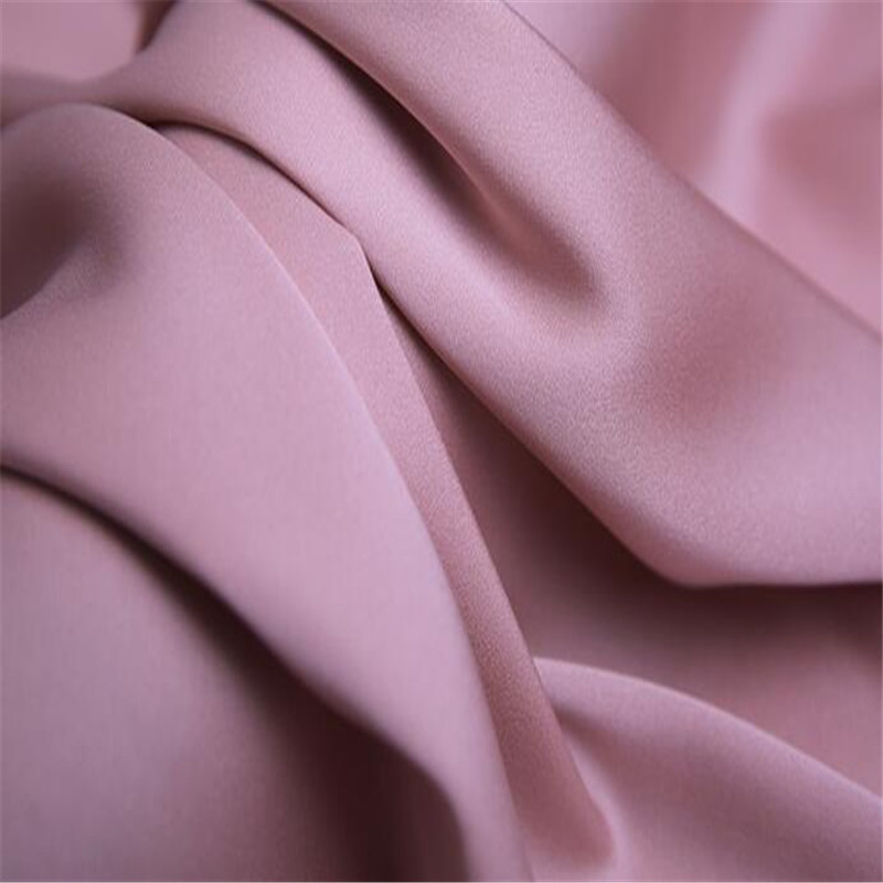 High Quality 19 mm 140 cm Luxury Heavy Silk Stretch Fabrics Silk Double Georgette Fabric For Clothing