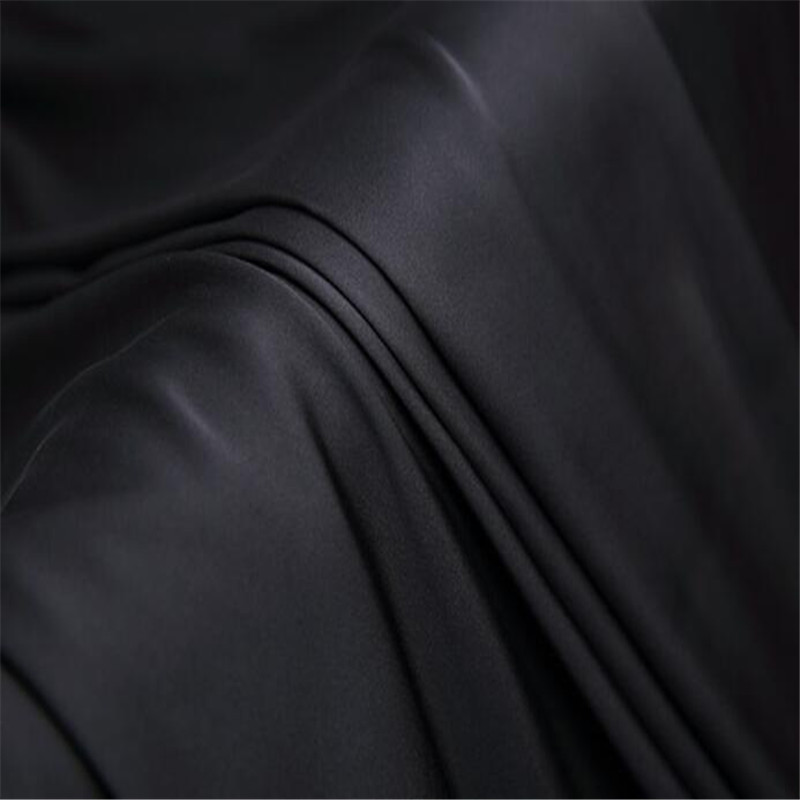 High Quality 19 mm 140 cm Luxury Heavy Silk Stretch Fabrics Silk Double Georgette Fabric For Clothing