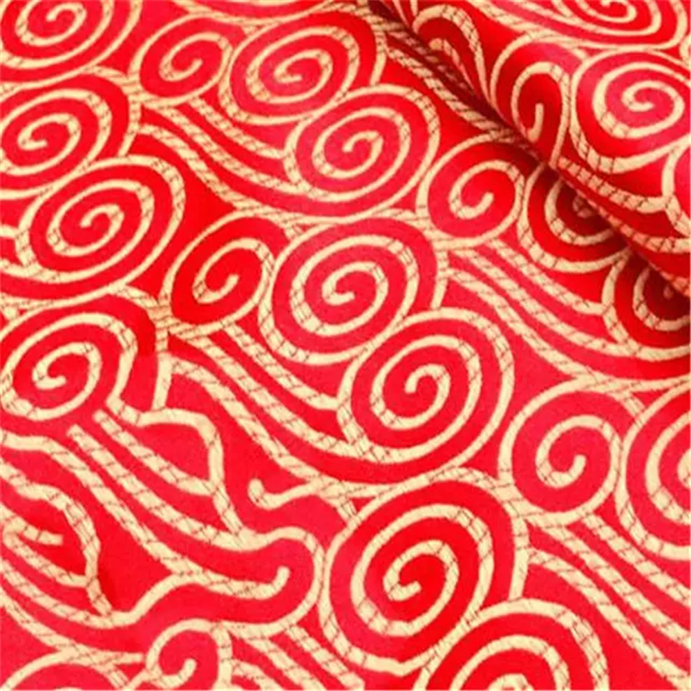 Good Quality Classic Hot Selling Chinese Traditional Polyester Brocade Fabric for Japan Kimono