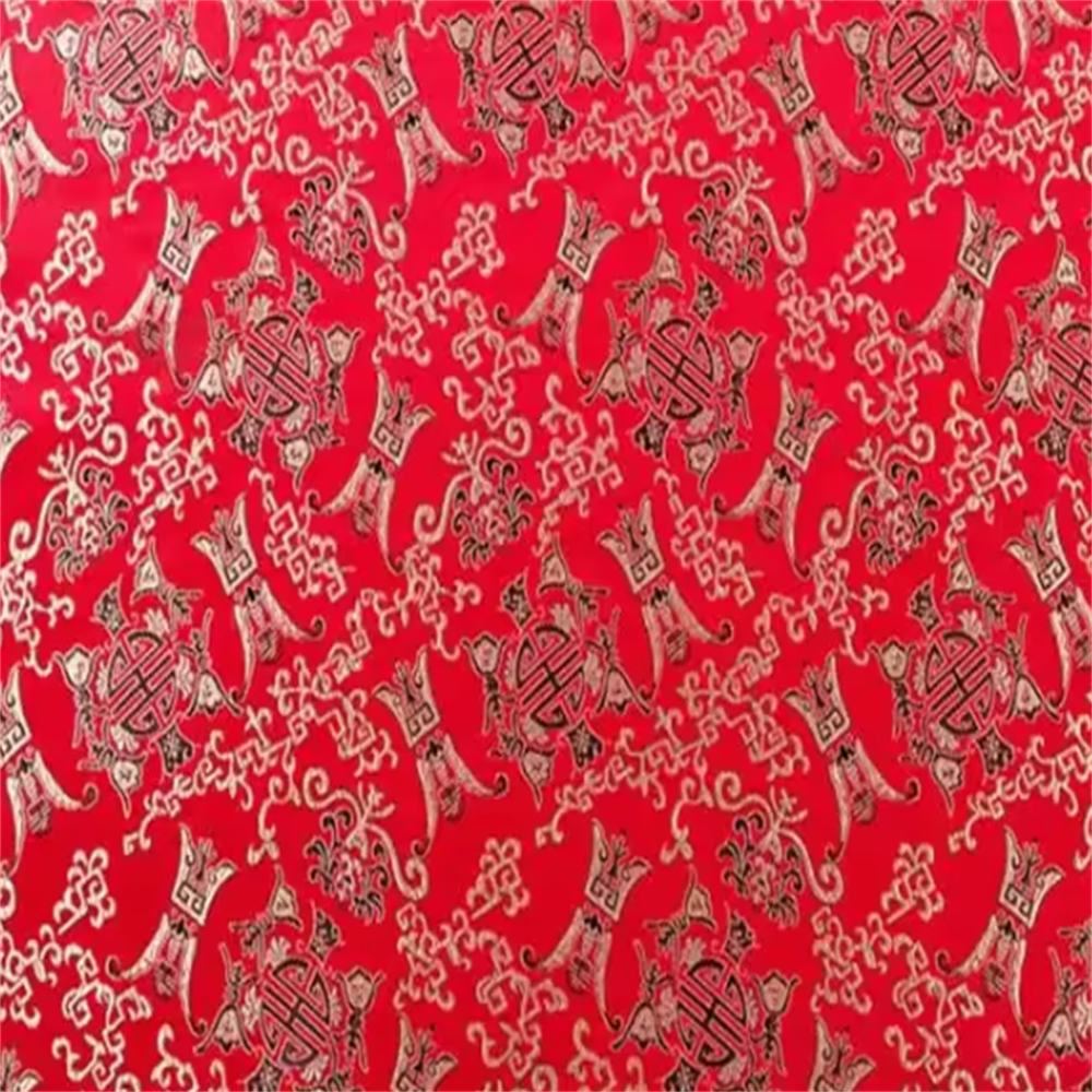 Traditional Style Made in China Wholesale Nice Colors Great Quality Material Brocade Fabric for Home Textile