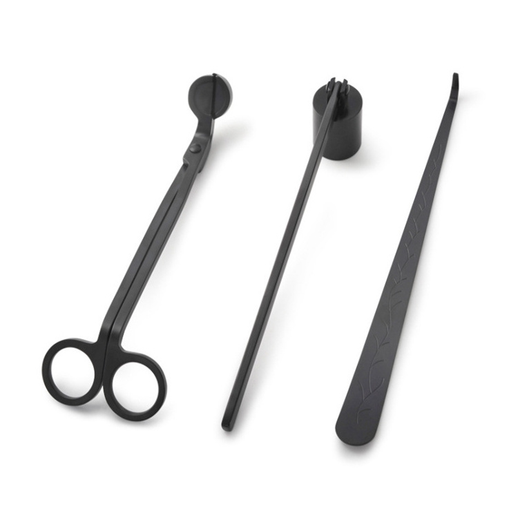 Custom Accessories Scissors Tool Cutter Care Set Black Candle Wick Trimmer Kit