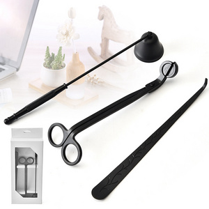 Custom Accessories Scissors Tool Cutter Care Set Black Candle Wick Trimmer Kit