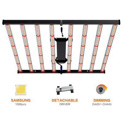 2024 800W 2.6-2.9umol/J Full Spectrum LED Grow Light Bar Umol Led Bar Full Spectrum Fixture Led Grow Light