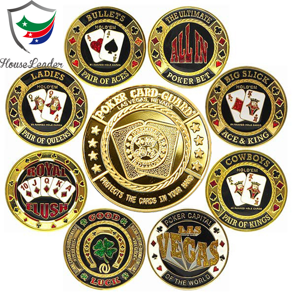 Customized Design Metal Poker Card Guard Protector