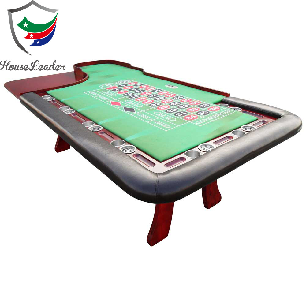 Professional 96inch Roulette Game Table with 18inch Solid Wooden Wheel