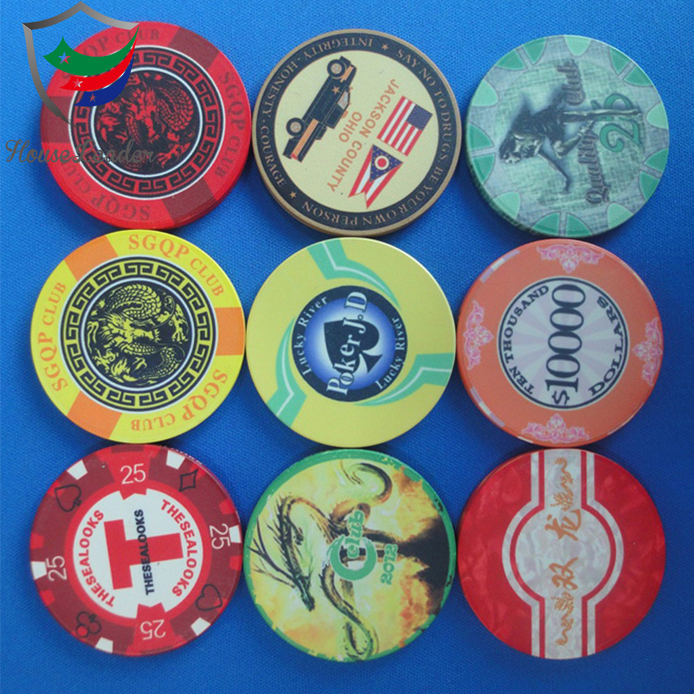 10gram Wholesale Cheap Custom Design Ceramic Poker Chips