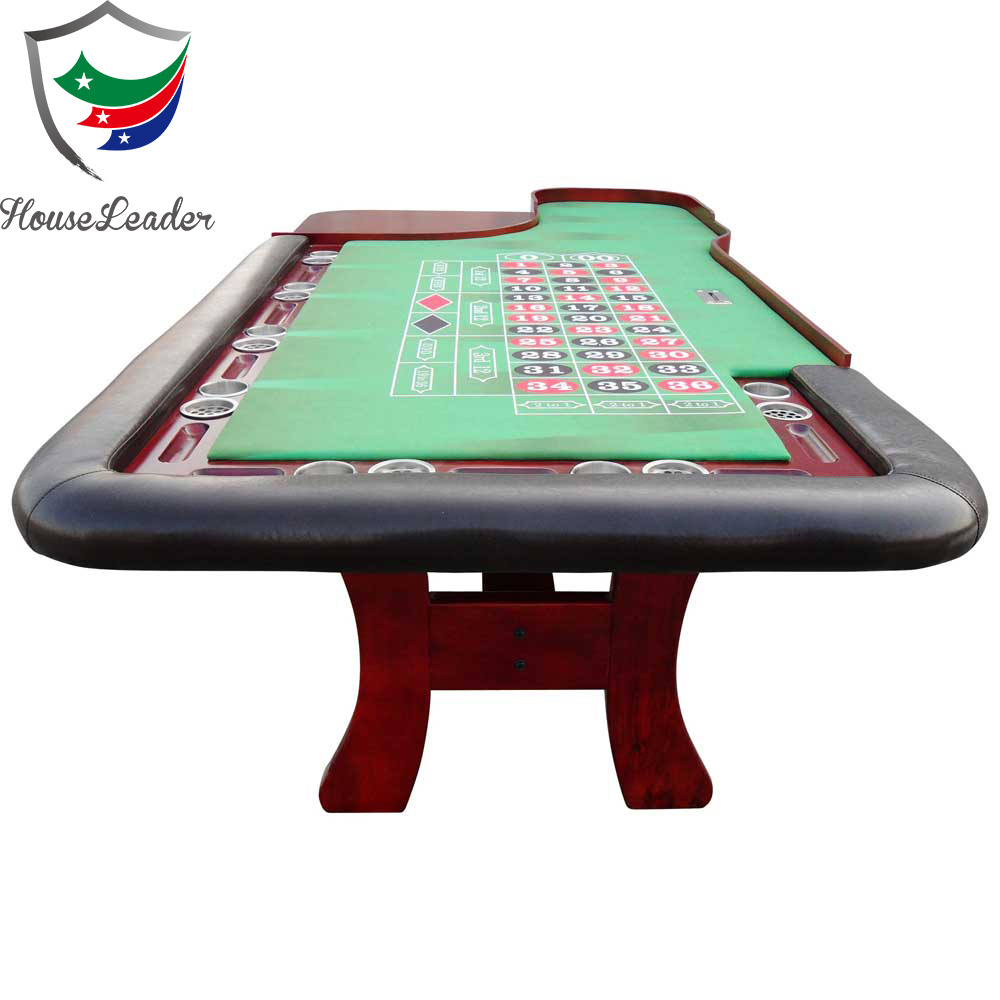 Professional 96inch Roulette Game Table with 18inch Solid Wooden Wheel