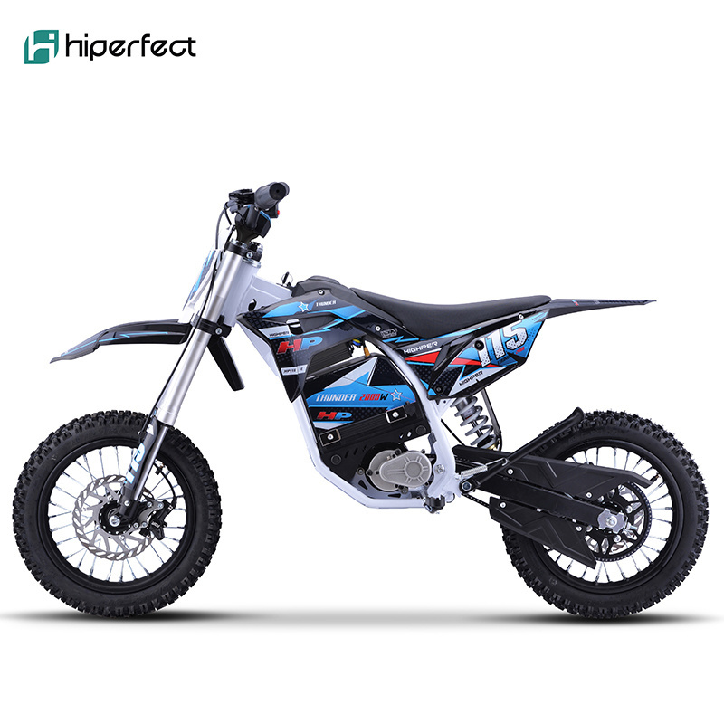 New 1600W 2000W 48V 60V big power Off Road removable battery electric motorcycle dirt Bike pit bike for kids