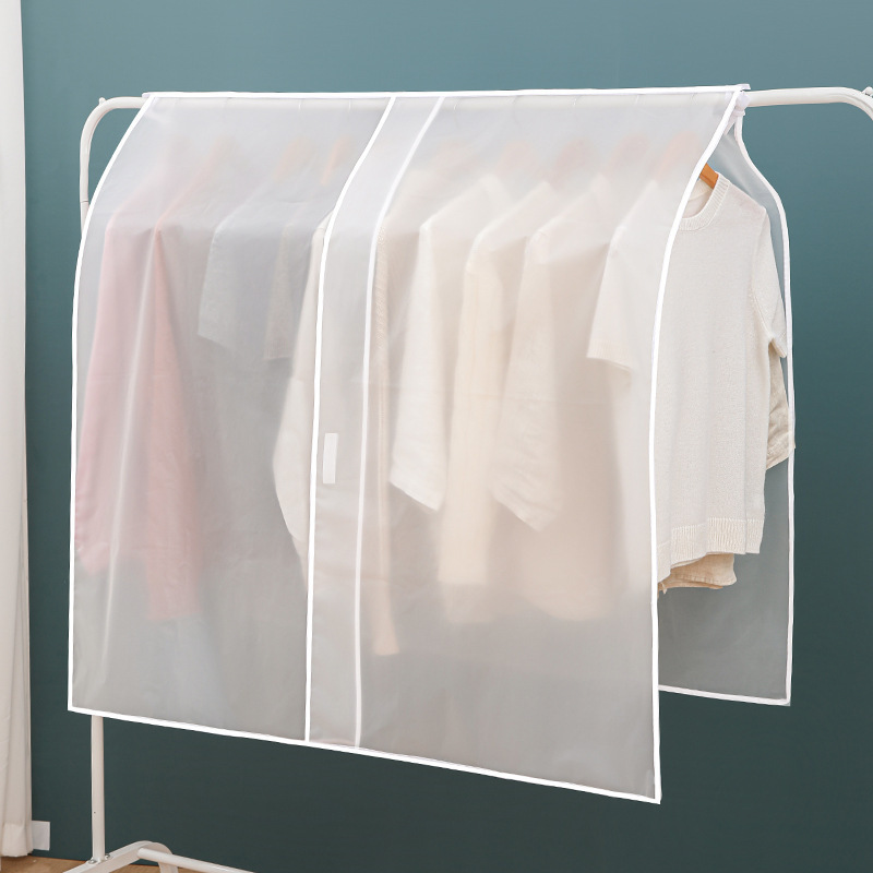 Clothing Rack Covers Hanging Garment Bag Organization Storage Cover Clear Clothes Shoulder Rack Cover Dustproof Protector