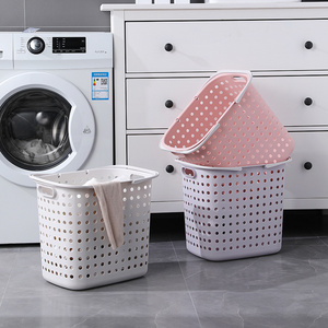 Plastic Laundry Baskets Storage Basket with Side Handles Household Items