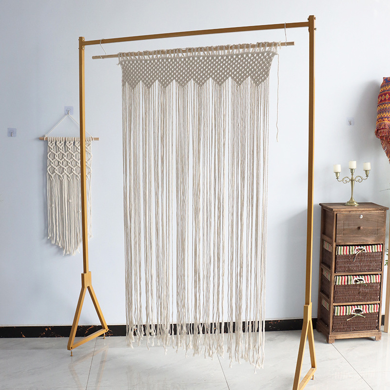 130x195cm Handmade art decoration Ready to Ship boho Wedding Reception Backdrop home decor curtain macrame wall hanging tapestry