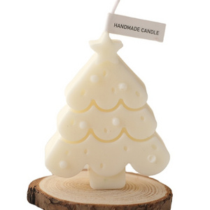 2024 Christmas Soy Wax Handmade Christmas Tree Shape Candles Scented Candles for home decor