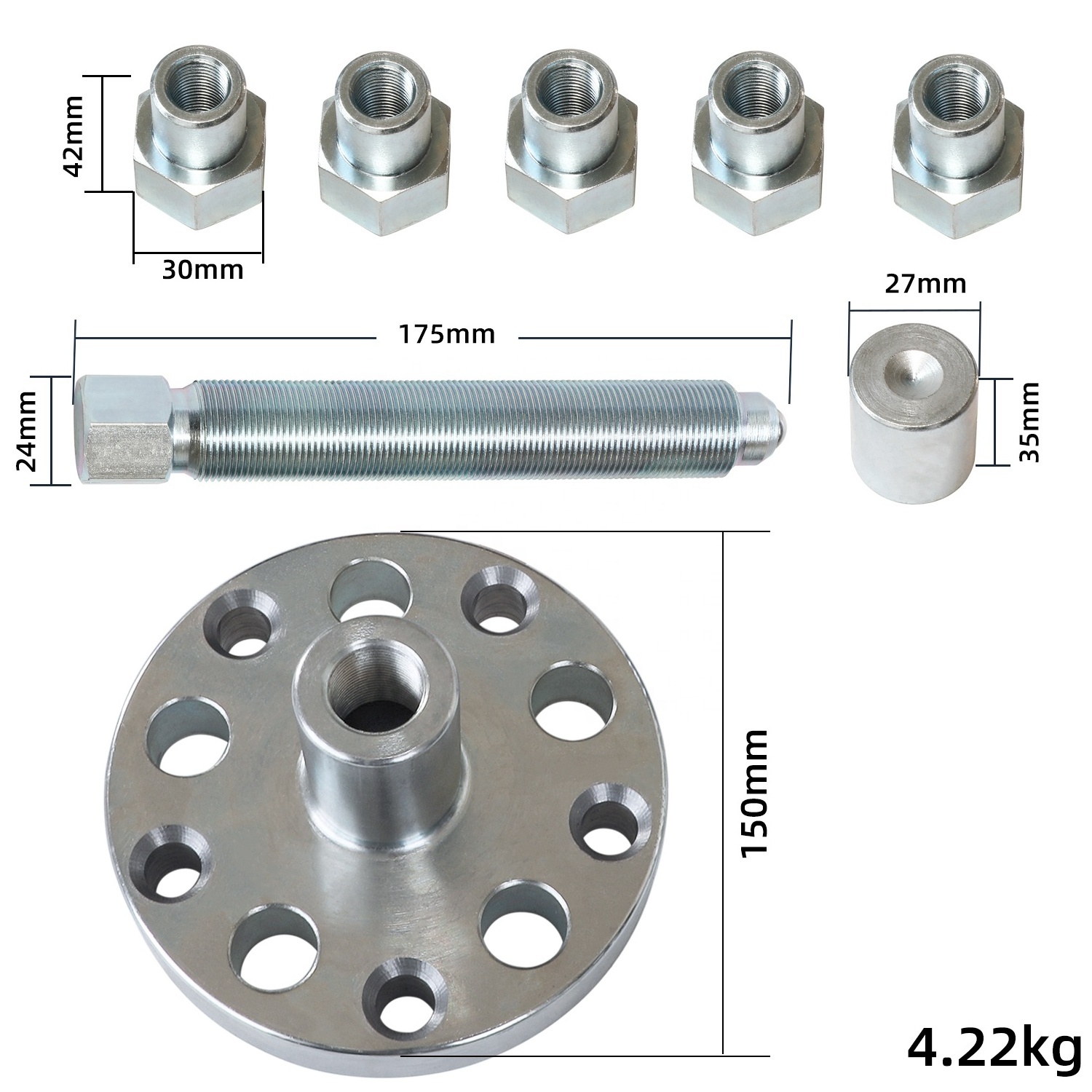 Half Shaft Hub Puller Wheel Axle Removal Tools Tire Change Tool for Land Rover Freelander Aurora Range Rover