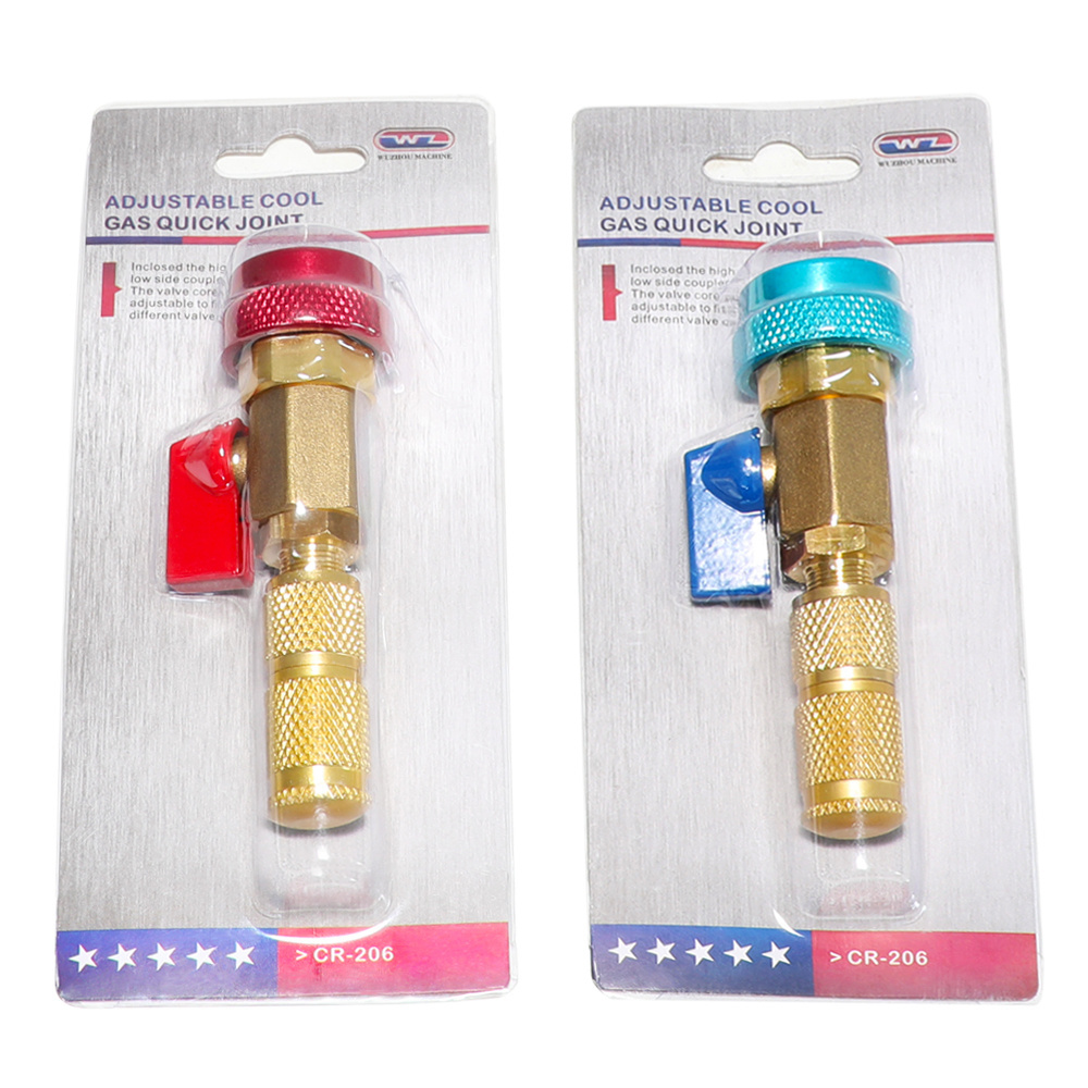 Car R134a A/C Quick Connectors Air Condition Valve Core High Low Pressure Remover Installer Tool